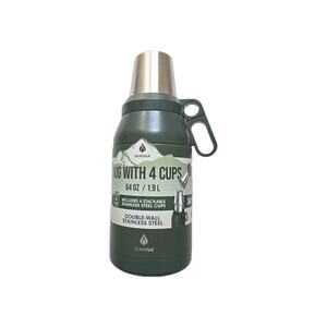 Manna Green Stainless Steel Double Wall 64oz Bottle Brand New